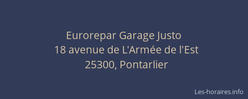 Eurorepar Garage Justo