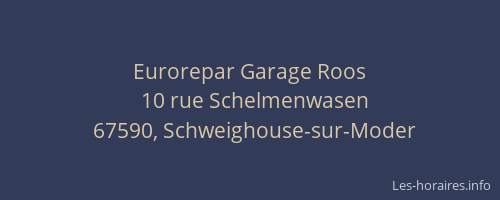 Eurorepar Garage Roos
