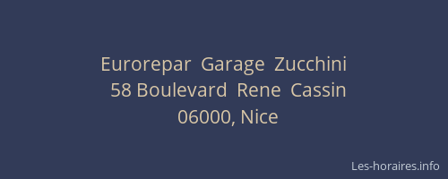 Eurorepar  Garage  Zucchini