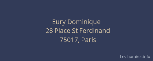 Eury Dominique
