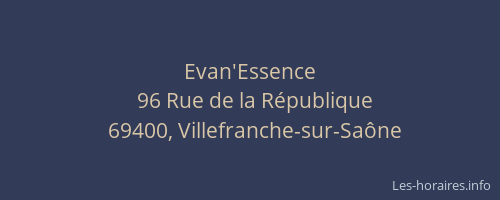 Evan'Essence