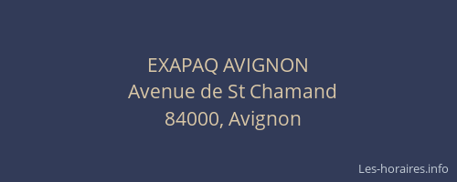 EXAPAQ AVIGNON