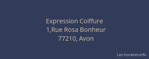 Expression Coiffure