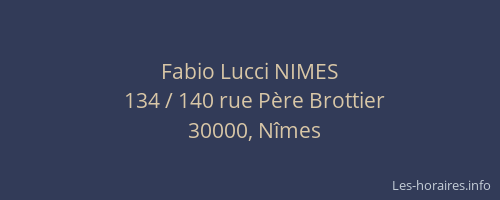 Fabio Lucci NIMES