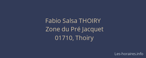 Fabio Salsa THOIRY