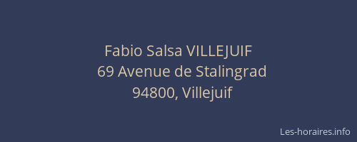 Fabio Salsa VILLEJUIF