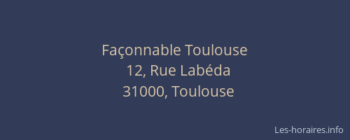 Façonnable Toulouse