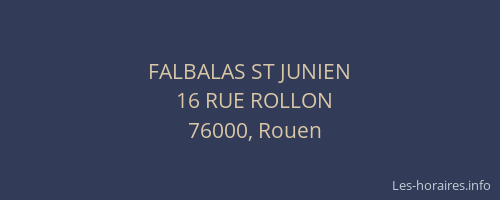 FALBALAS ST JUNIEN