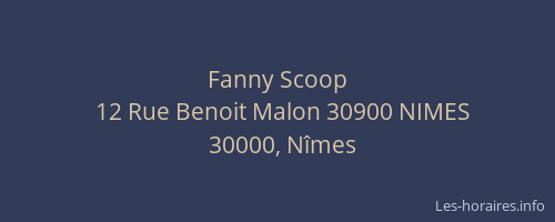 Fanny Scoop