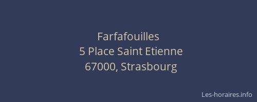 Farfafouilles