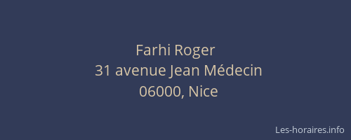 Farhi Roger