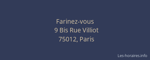 Farinez-vous