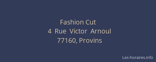 Fashion Cut