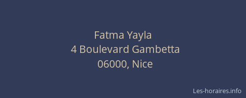 Fatma Yayla