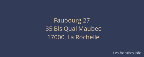 Faubourg 27