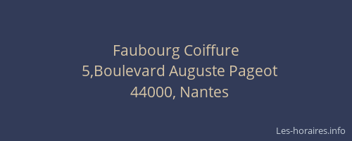 Faubourg Coiffure