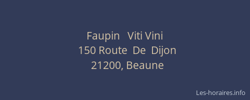 Faupin   Viti Vini