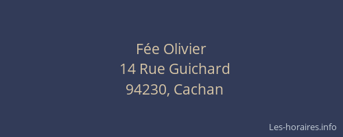 Fée Olivier