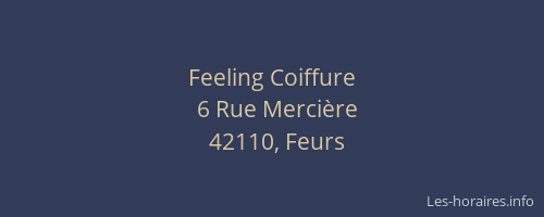 Feeling Coiffure