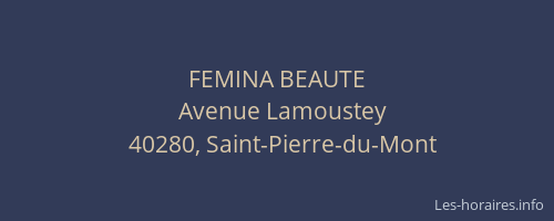 FEMINA BEAUTE