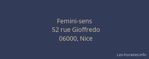 Femini-sens