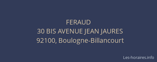 FERAUD