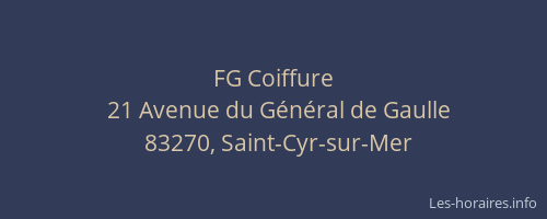 FG Coiffure