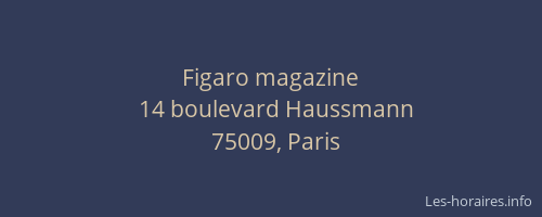 Figaro magazine