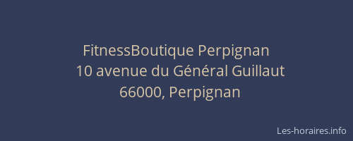 FitnessBoutique Perpignan