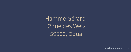 Flamme Gérard