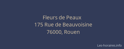 Fleurs de Peaux