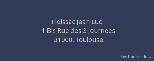 Floissac Jean Luc