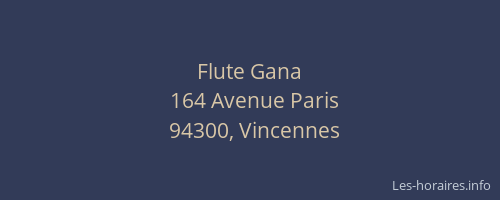 Flute Gana