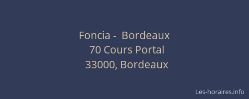 Foncia -  Bordeaux