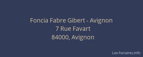 Foncia Fabre Gibert - Avignon