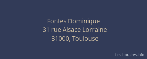 Fontes Dominique