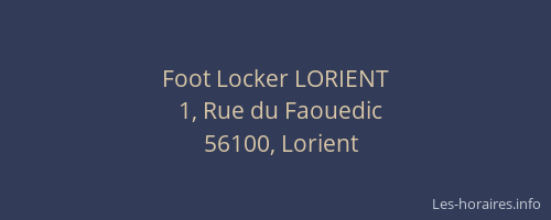 Foot Locker LORIENT