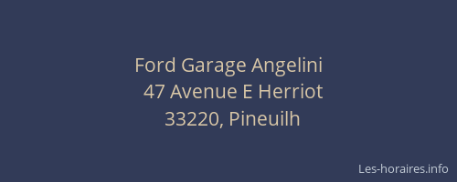 Ford Garage Angelini