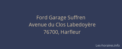 Ford Garage Suffren