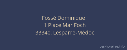 Fossé Dominique