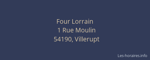 Four Lorrain