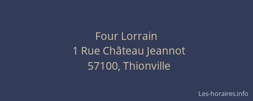Four Lorrain