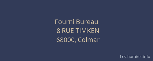 Fourni Bureau