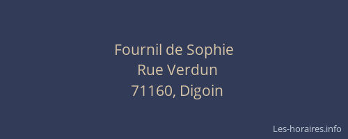 Fournil de Sophie