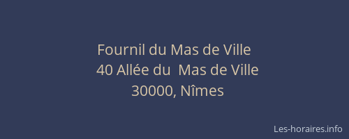 Fournil du Mas de Ville