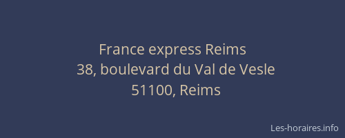 France express Reims