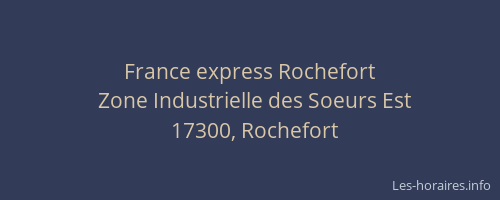 France express Rochefort