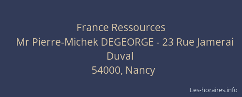 France Ressources