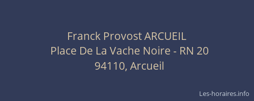 Franck Provost ARCUEIL