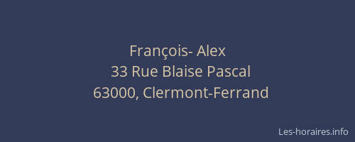 François- Alex